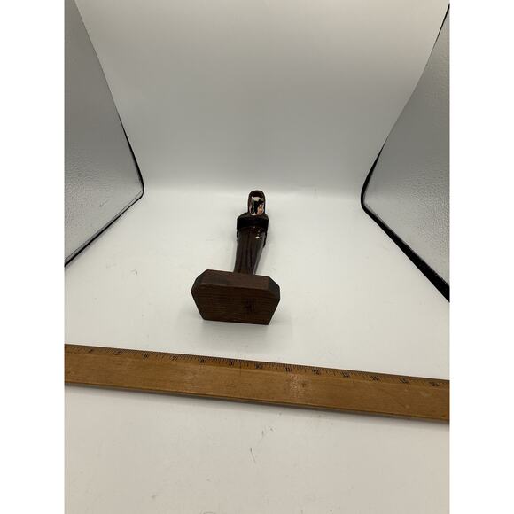 Vintage Hand-Carved Monk Figurine Holding Book – 8.5” Religious Statue - Picture 6 of 6